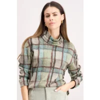 Signe Nature Pull met kol: groen / blauwe tinten ( Signe.1318 )