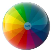 Bal - Lakbal - Regenboog kleuren - 14cm
