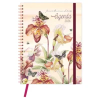 Bureau agenda - 2026 - Janneke Brinkman - Orchidee - 17,6x23,8cm