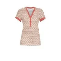 Ringella Bloomy Dames Pyjama: Koraal, Short + korte mouw ( RIN.607 )