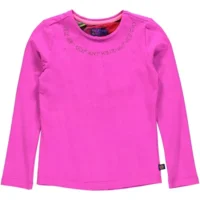 longsleeve purple pink met glittertje