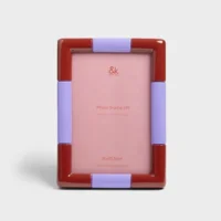 &Klevering Fotokader Fotolijst Rift Burgundy 10 x 15 cm