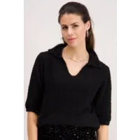 Signe Nature Pull: korte mouw, glitter kol ( Signe.1332 )