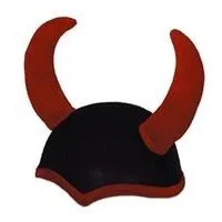Hoed Duivel zwart/rood