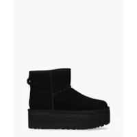 Ugg Classic Mini Platform Zwart Dames Enkelboots
