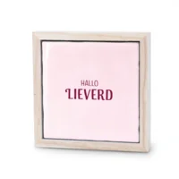 Liefs in een lijstje - Hallo lieverd