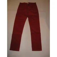 Rode velours broek staxo 152/12J