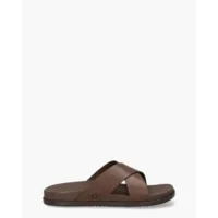 UGG Wainscott Slide Donkerbruin Herenslippers