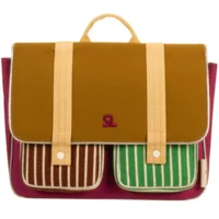 Sticky Lemon Schooltas Okergeel Roze