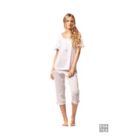 Egatex Dames Pyjama: Korte mouw / capri ( EGA.266 )