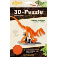 3D vilten dino skelet puzzel - Velociraptor