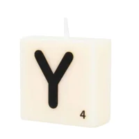 Cijfer- / letterkaarsje - Scrabble - Y