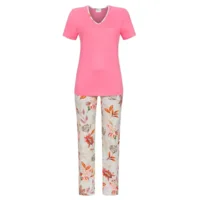 Ringella Dames Pyjama: 7/8 broek, korte mouw ( RIN.368)