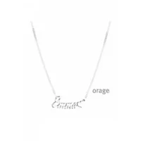 NaamKetting met Eigen Naam "met hartje" en Gourmet Ketting