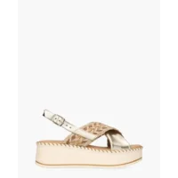 Cypres Werna Goud Damessandalen