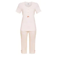 Ringella Pyjama Dames: Peach kleur, korte mouw / capri broek ( RIN.352 )