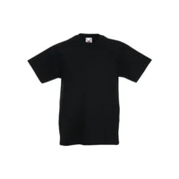 T-shirt - Classic valueweight - Zwart - mt.104