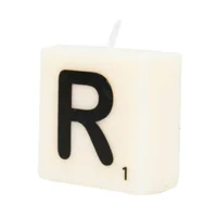 Cijfer- / letterkaarsje - Scrabble - R