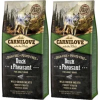 Carnilove adult duck / pheasant dubbelpak 2x12 kg