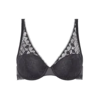 Chantelle plunge bh C15F70 Day to Night kleur donkergrijs