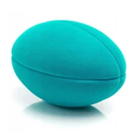 Zachte bal - Rugbybal - Turquoise - 10cm
