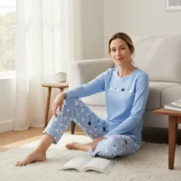 Ringella – Sheep Parade – Pyjama – 6511227 – Light Blue