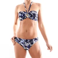 Cyell Outlet Secret Garden strapless bikini in blauw