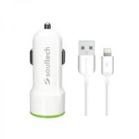 SOULTECH SC343B 3.1 MAH COMFORT IPHONE 5/6/7/8 2 USB AUTOLADER + KABEL