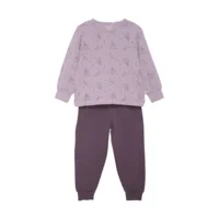 CelaVi 2-delige Meisjes Lange Mouwen Pyjama Elderberry