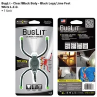 Nite Ize BugLit Helder Zwart Benen Lime Voeten Led Lampje BGT02-07-1701