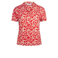 Cleo Printed Travel Blouse Zoso