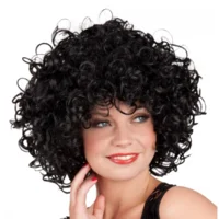 Pruik - Candice - Zwart - Krullend