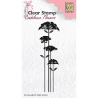 Clear stamp Nellie choice condolence flower 2