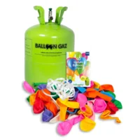 Helium tank - Balloongaz - Voor 50 ballonnen van 23cm - Incl. 50 ballonnen & lint
