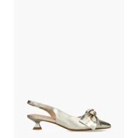 Di Lauro Danae Goud Dames Slingbackpumps