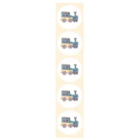Stickers - Speelgoed trein - Rond - 4cm - 100st. - DBLS056