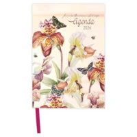 Zak agenda - 2026 - Janneke Brinkman - Orchidee - 8.3x11.5cm