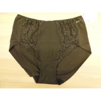 Janira Carey Lace Cotton Band: Zwart ( Hoge taille ) Naadloos ( JAN.110)