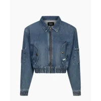 Ibana Joseph Denim Jeansblauw Damesjack