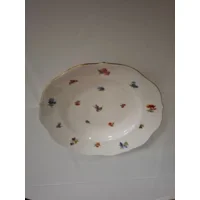 Lindner Bavaria porzellan 	40 Streublümchen	Diep bord	23 cm	Handarbeid