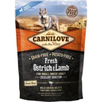 Carnilove Grain Free Fresh Ostrich & Lamb Adult Small Breed 1,5 kg - Honden droogvoer