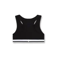 Sanetta meisjes Bustier top: Zwart ( SAN.18 )