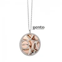 Zilveren Kettingen & Hangers Gento Jewels FB107/45