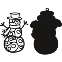 Marianne Design Craftables Die Filigree Snowman