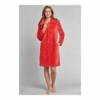 Schiesser dameskamerjas in fleece 171894 in rood