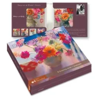 Kaartenmapje - 2 x 4 designs - Dorry van Winkel- Zinnea's - 12x12cm