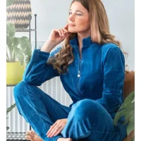 Gl-Amour Aqua homewear in aqua blauw