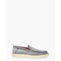 Santoni 17824 Blauw Herenloafers