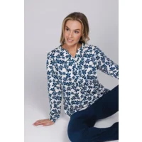 Pastunette Dames Pyjama: Blauw, tot maat 54 ( PAS.203 )
