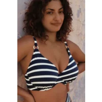 Prima Donna Swim Nayarit voorgevormde bikini blauw-wit gestreept